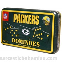 Green Bay Packers Mens Football Dominoes Double 6 Game Gifts Set B07954Z4PT